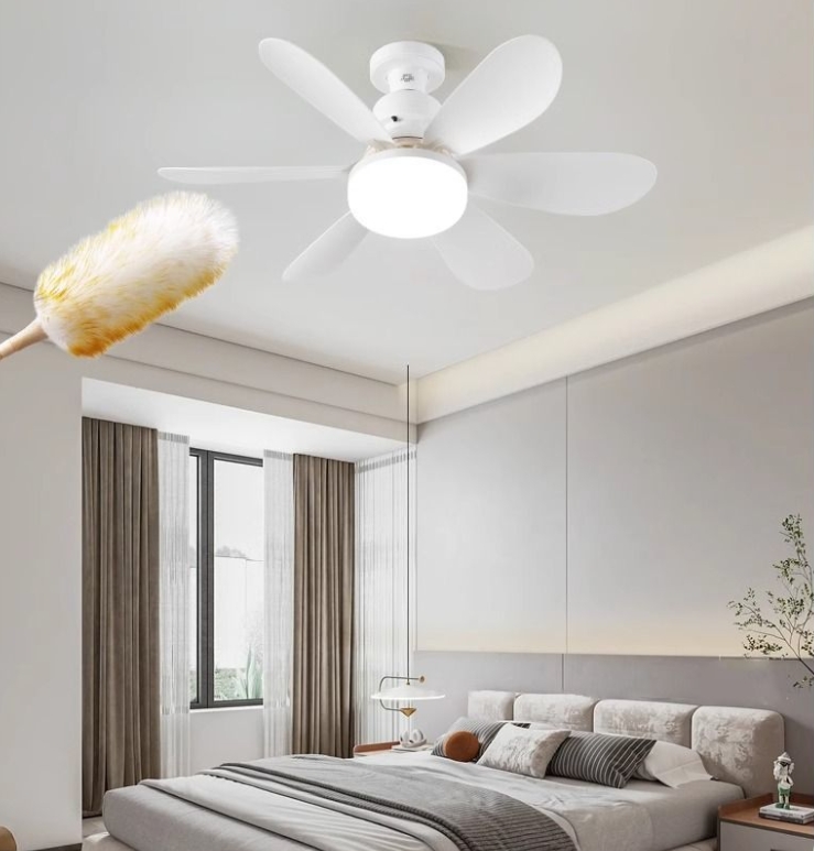 E27 Screw-In Ceiling Fan Light White LED Fan Lamp